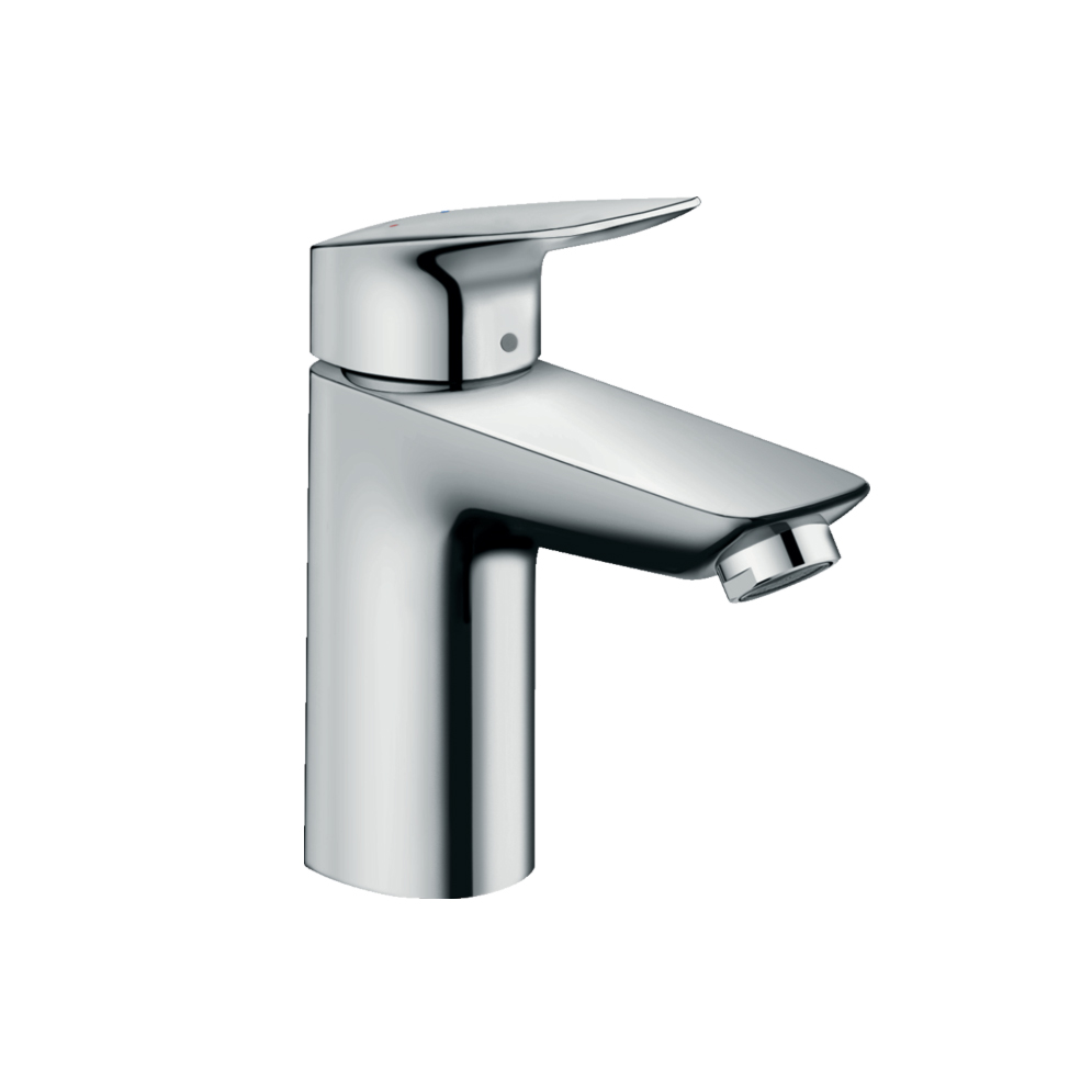 An image of Hansgrohe Logis Single Lever Basin Mixer 100 Without Waste
