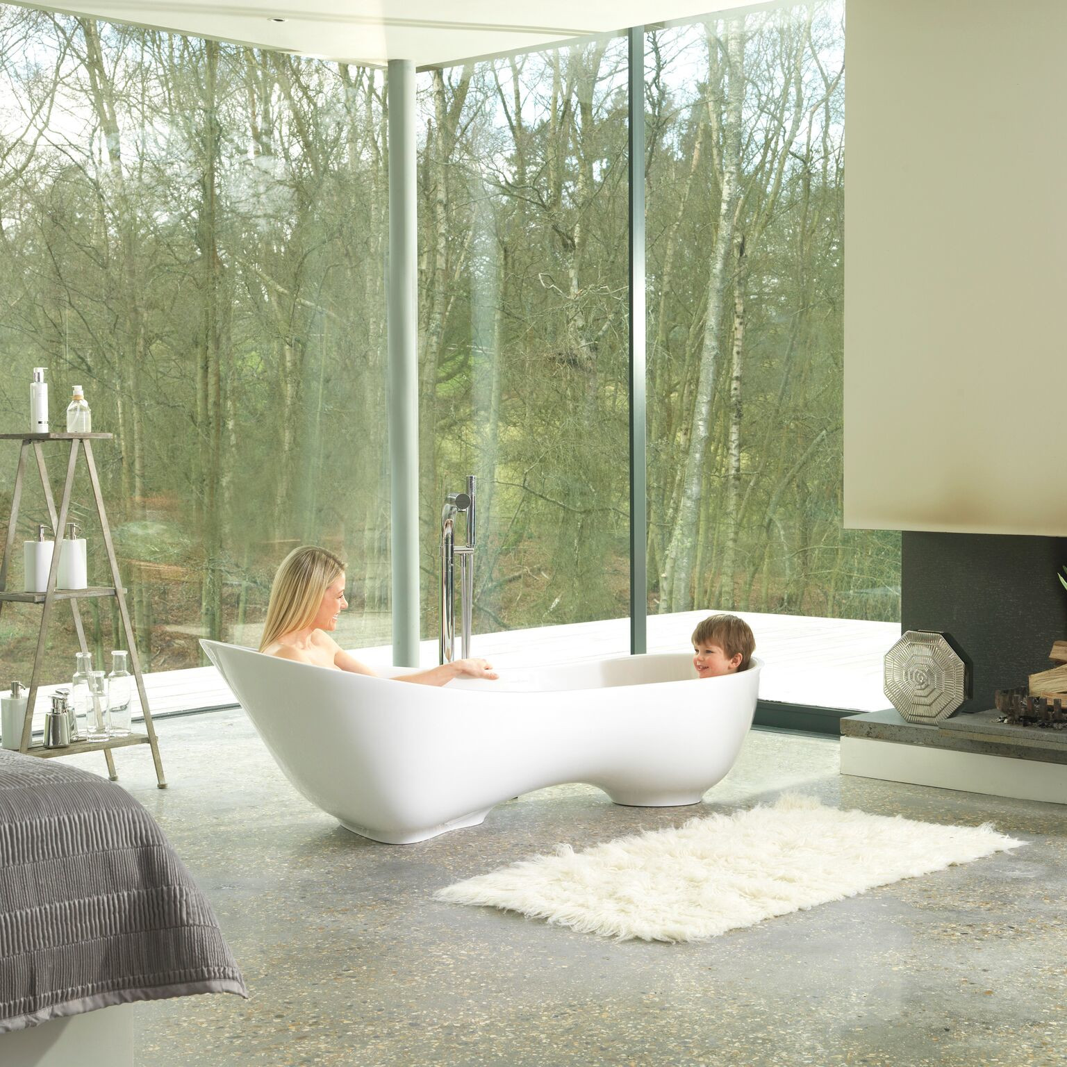 An image of Victoria & Albert Cabrits Freestanding Bath - Anthracite