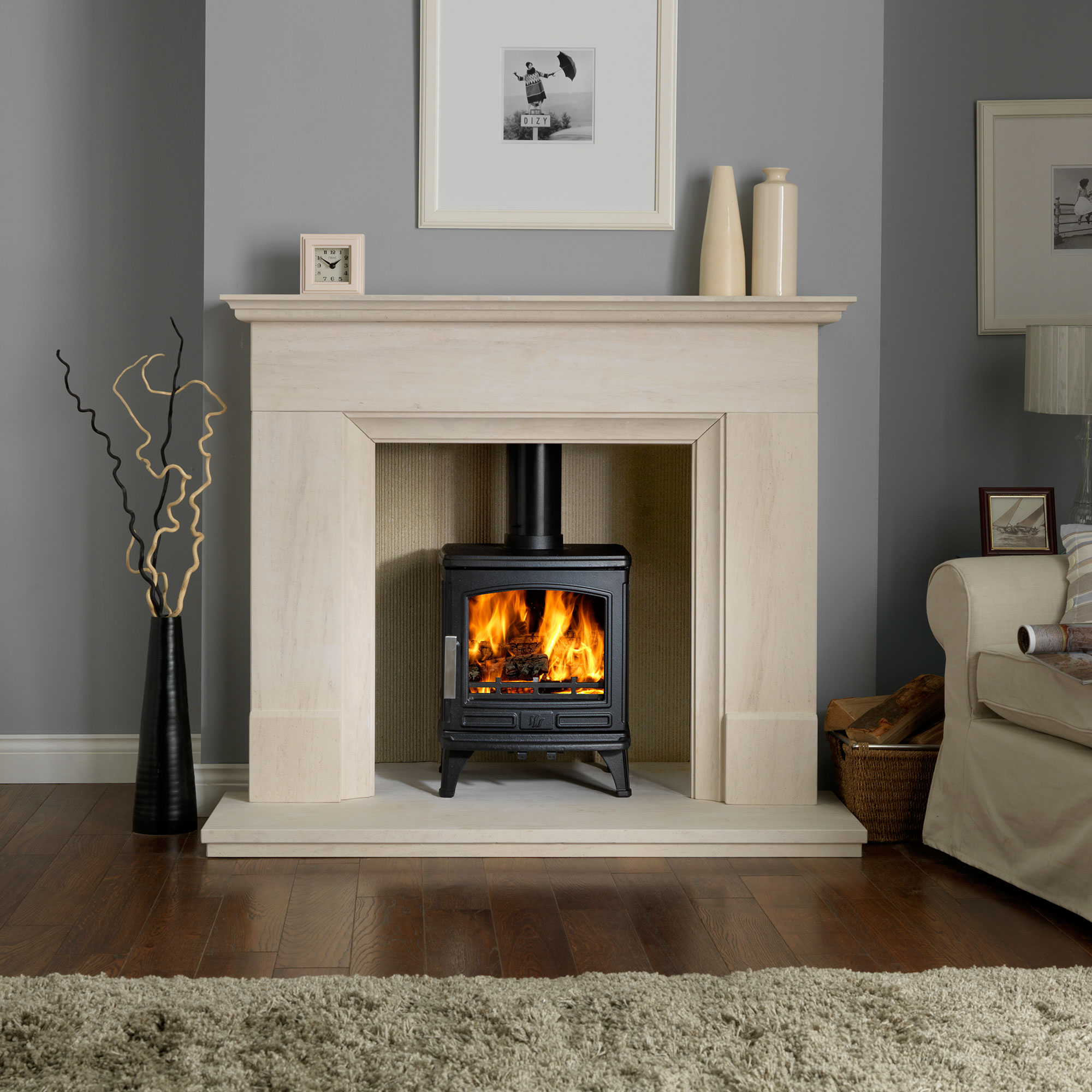 An image of ACR Oakdale 5kW Multi Fuel Stove - EcoDesign Ready