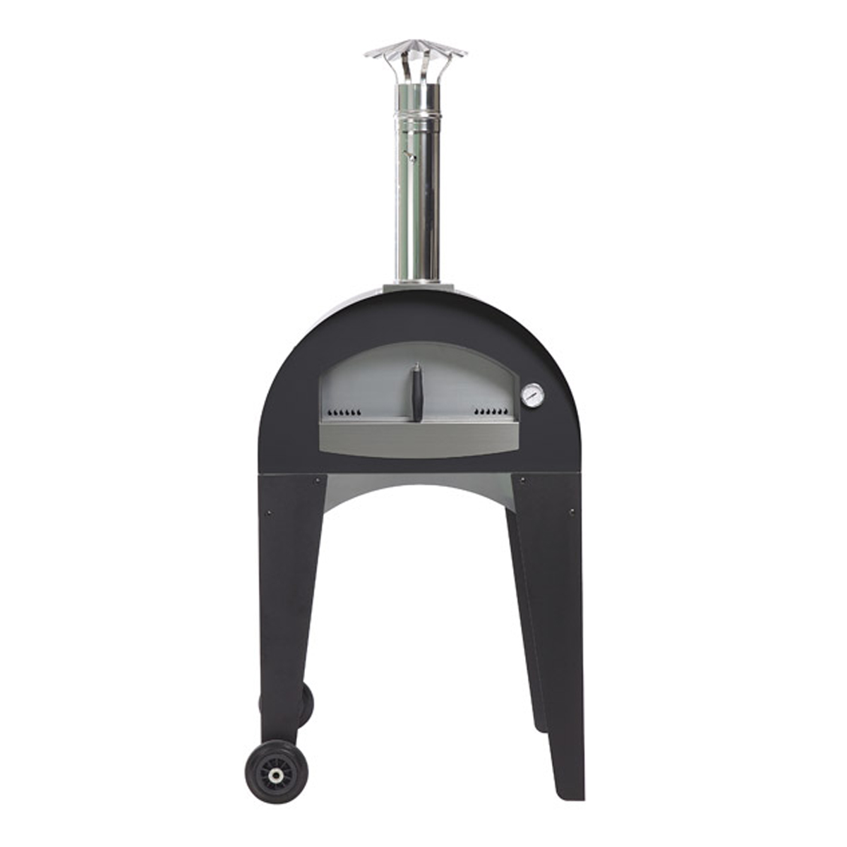 An image of Fontana Ischia Wood Fired Pizza Oven with Trolley
