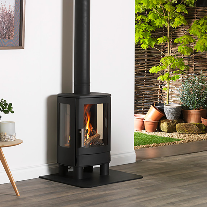 An image of ACR Neo 3 Gas Stove - Balanced Flue, Floorstanding Base - Without LED Lights