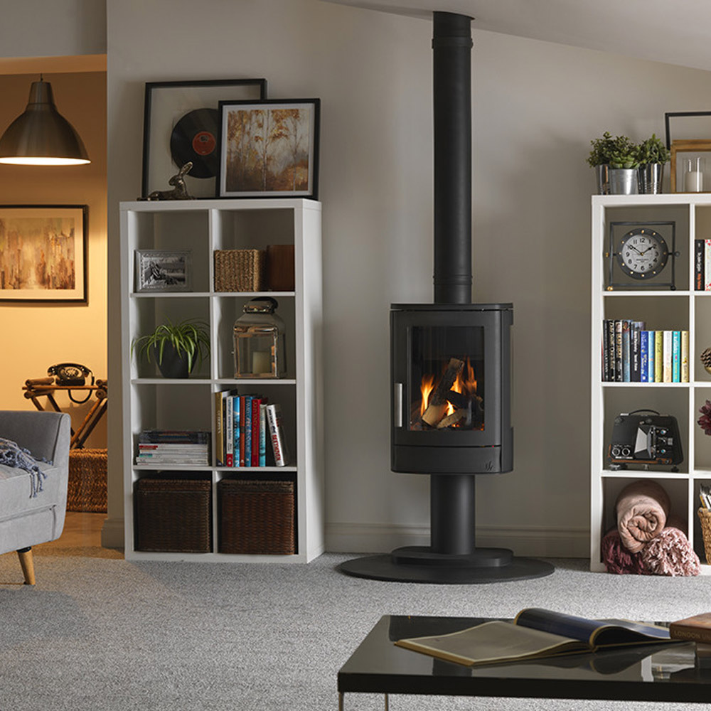 An image of ACR Neo 3 Gas Stove - Balanced Flue, Pedestal Stand - Without LED Lights