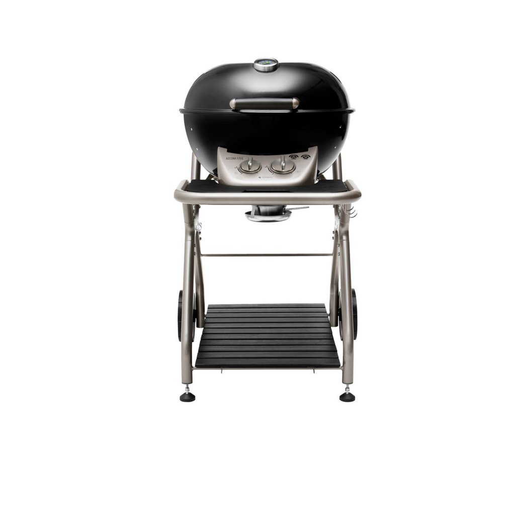 Clearance - Outdoor Chef Ascona 570 G Kettle Gas BBQ - Black - FREE COOKBOOK OFFER