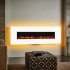 Gazco Radiance 150W Wall Mounted White Glass Electric Fire 