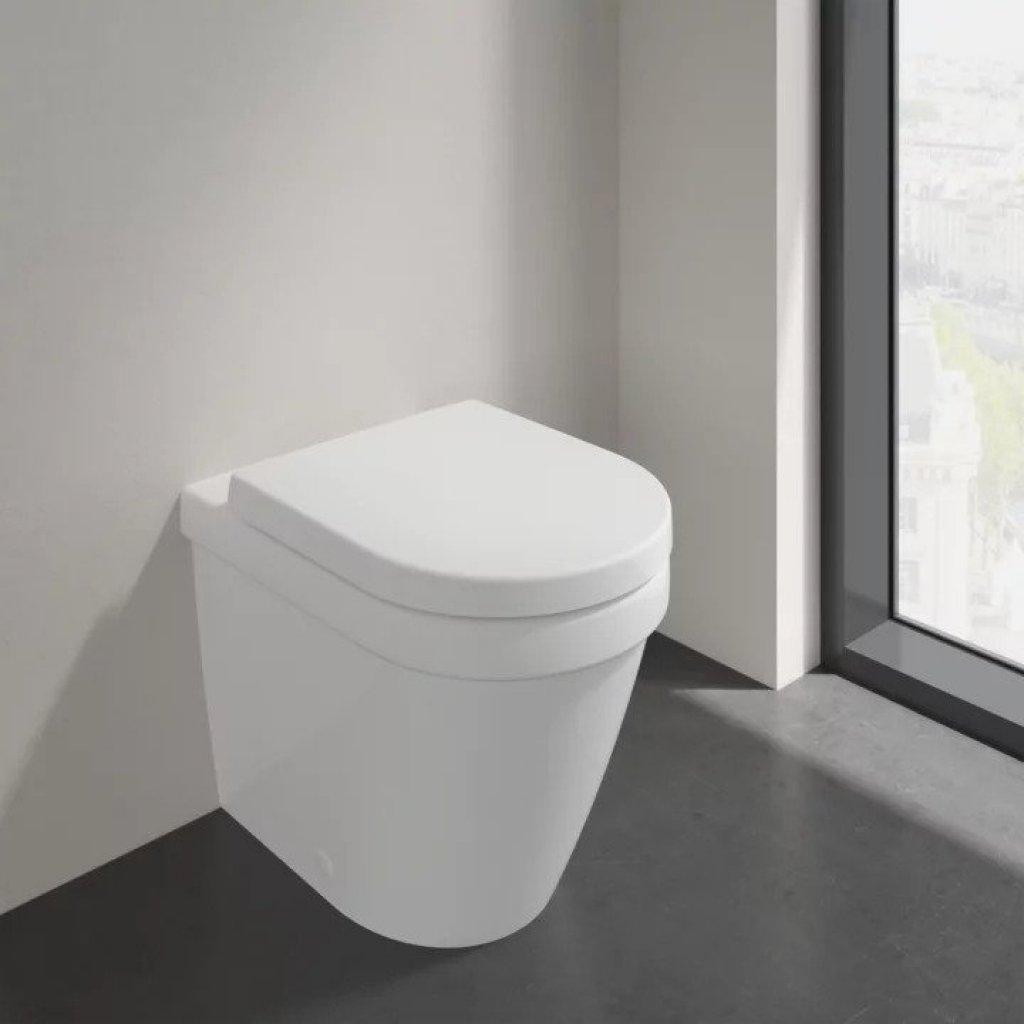 Villeroy & Boch Architectura White Alpin Washdown Toilet - Rimless - Floor Standing