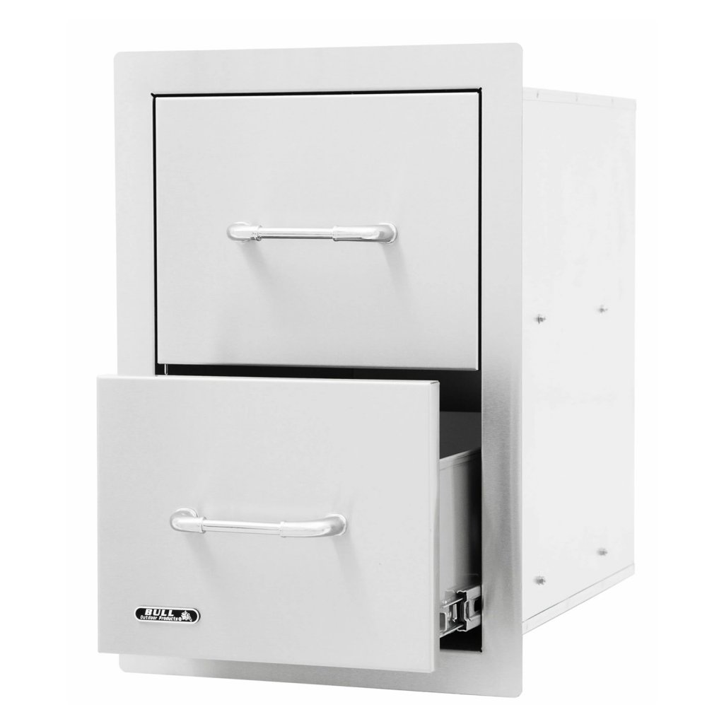 Bull BBQ Component Double Drawer