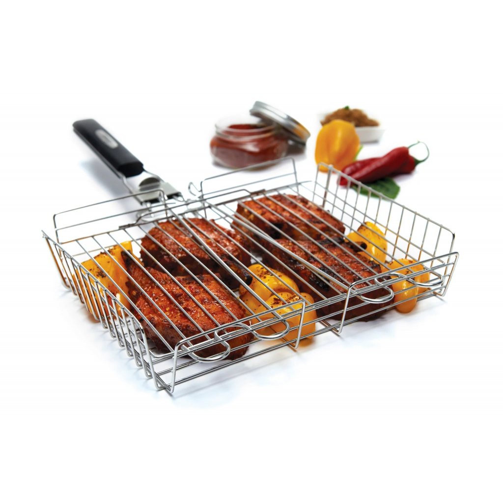 Broil King Deluxe S. Steel Grill Basket with Detachable Handle (30.4 cm x 30.4 cm)