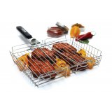 Broil King Deluxe S. Steel Grill Basket with Detachable Handle (30.4 cm x 30.4 cm)