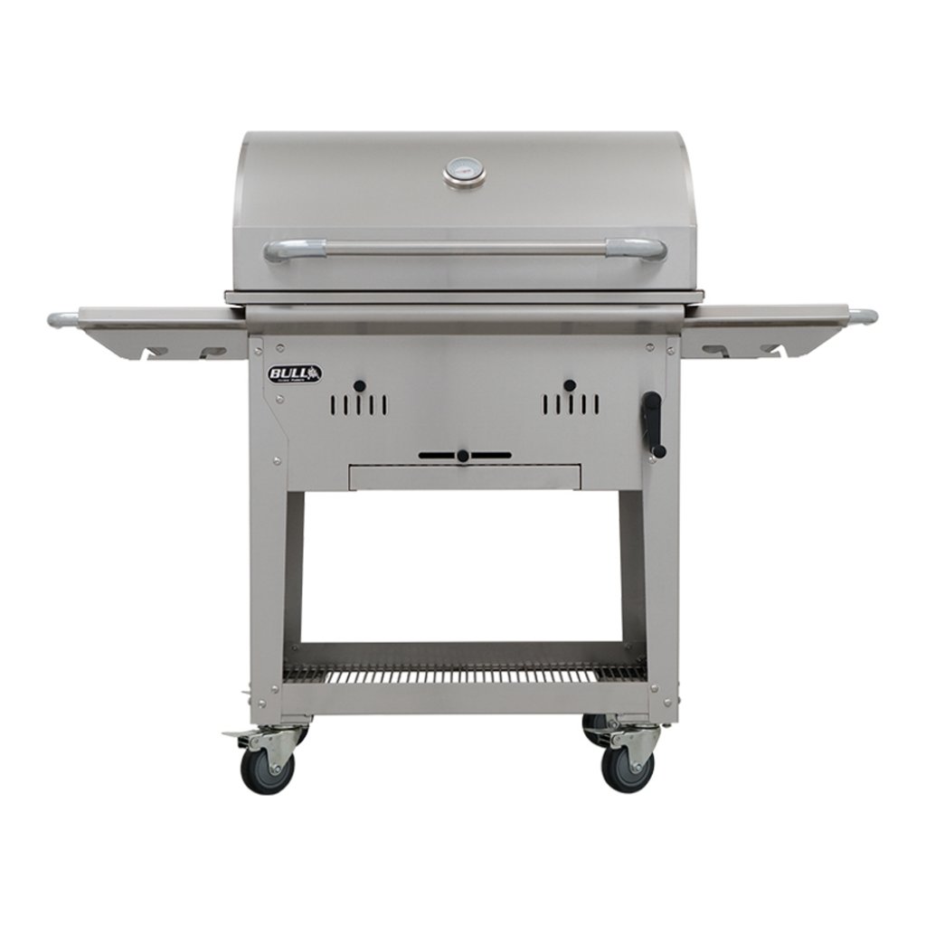 Bull Bison Charcoal 76cm BBQ - Stainless Steel Construction
