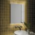 HIB Aura Bathroom Mirror - With LED Lighting and Heated Pad