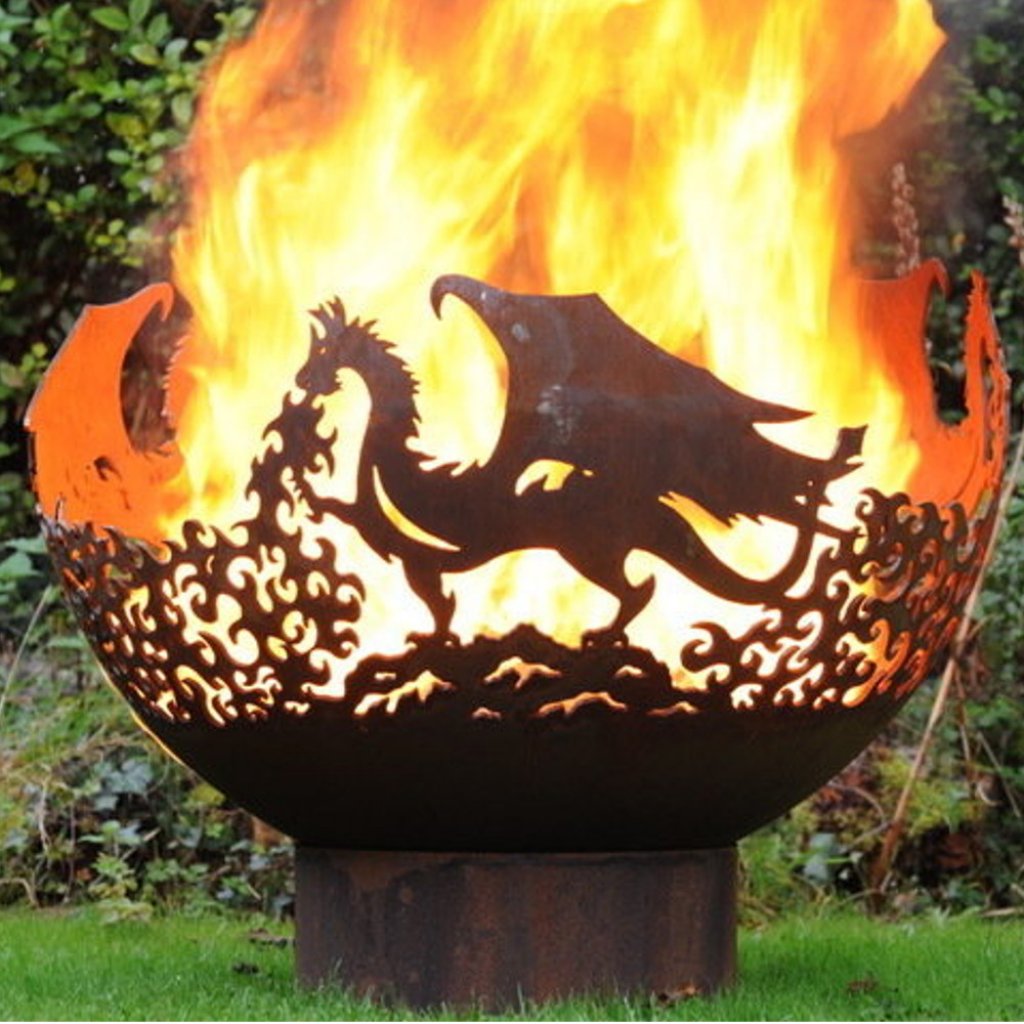 The Firepit Company - Dragons | A Bell | Spherical Fire Pits