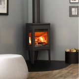 Jotul F163 Wood Burning Stove in Black With Glass Sides
