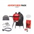 Kamado Joe Classic Charcoal Grill With Adventurer Pack