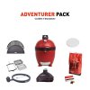 Kamado Joe Classic II Stand Alone Charcoal Grill With Adventurer Pack