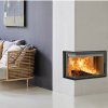 Scan 5003 Inset Wood Burning Stove - Includes Heat Shield & Convection Covers