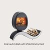 Scan 66-5 Wood Burning Stove With S-Shaped Stand