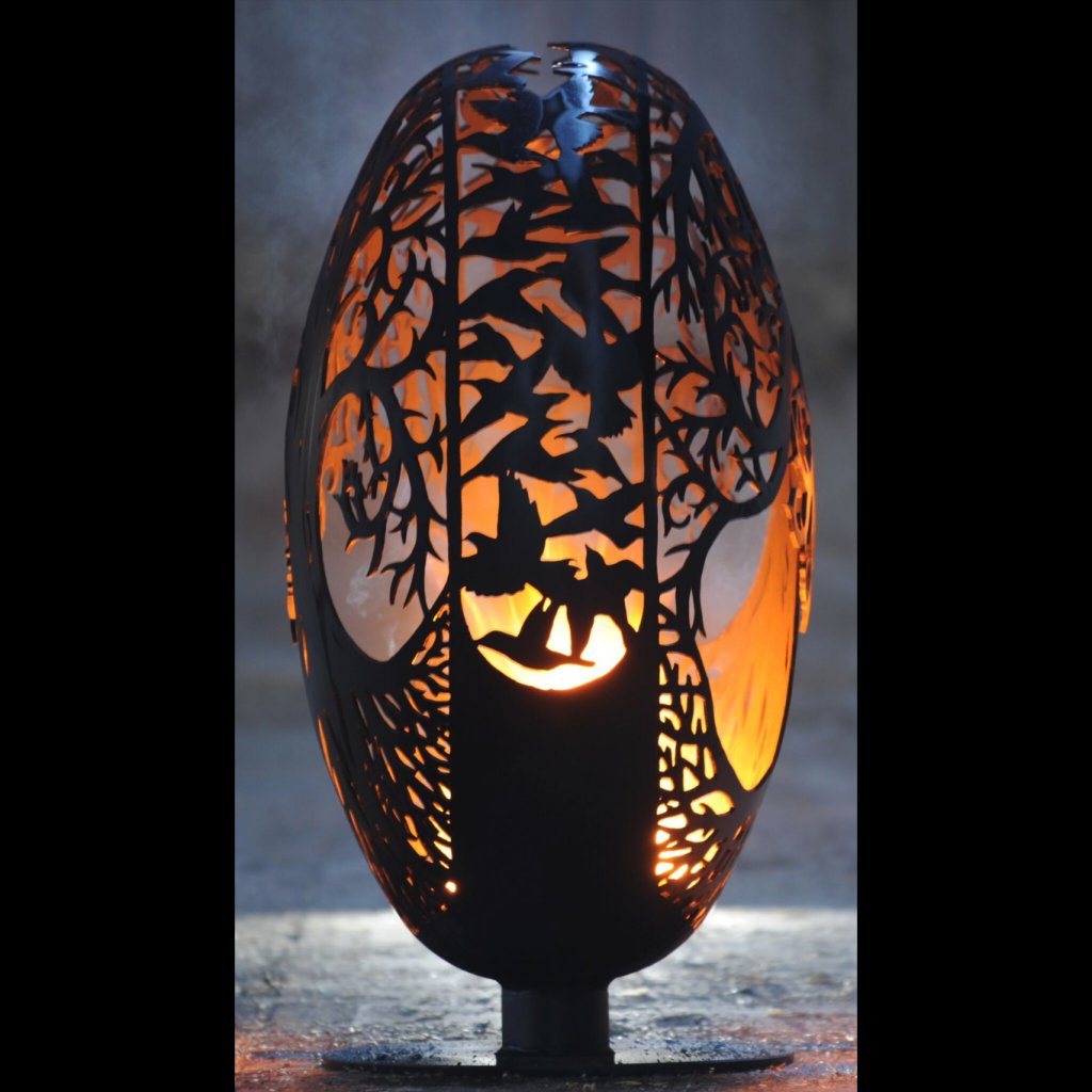 Tree Of Life A Bell Spherical Fire Pits, Tree Of Life Fire Pit