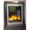 Evonic EV4 Electric Inset Fire in White & Chrome - Ex-Display - Clearance