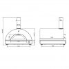 Fontana Bellagio Build in Wood Pizza Oven